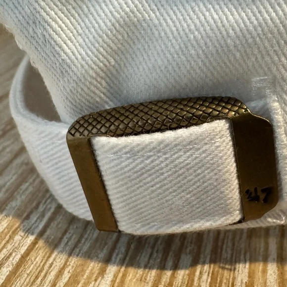 Plain White ‘47 Brand Adjustable Baseball Cap - Picture 5 of 9